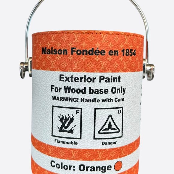 Louis Vuitton Orange Paint Can Bag - Picture 3 of 6